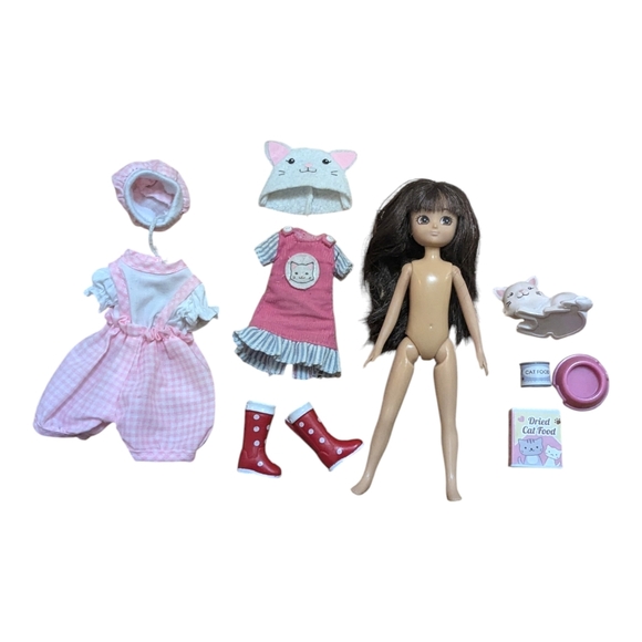 Lottie Doll Arklu Of London Anime With rare collector Pet Persian cat - Picture 5 of 15